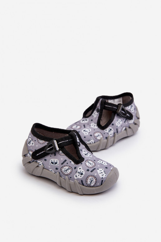 Chaussons confortables Enfants BEFADO 110N488 couleur gris