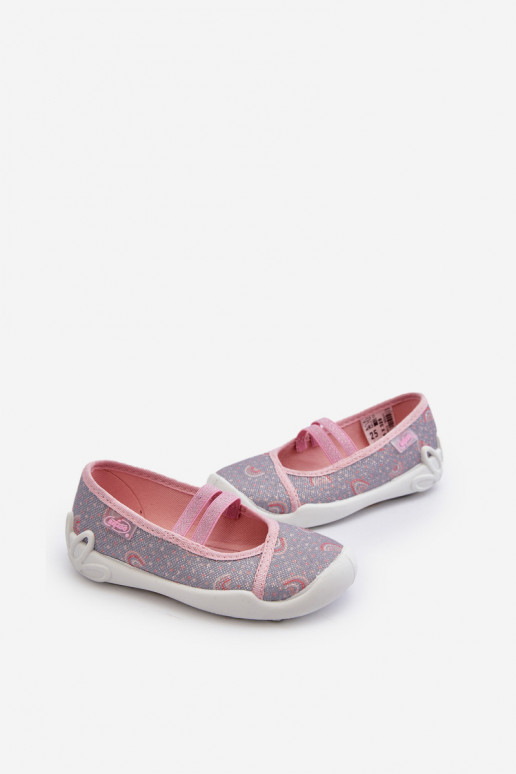 Chaussons Ballerines We Wzorki Befado 116X328 couleur gris-rose