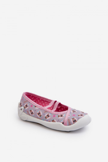 Chaussons Ballerines Chiots Befado 116Y325 couleur rose