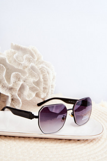 Lunettes de soleil femme UV400 noir