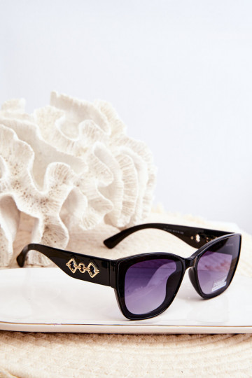 Lunettes de soleil femme UV400 noir