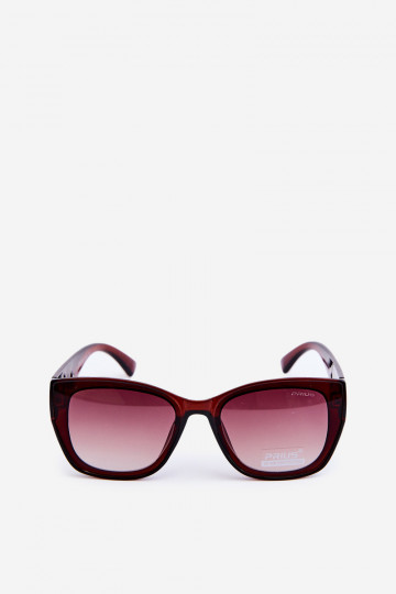 Lunettes de soleil femme UV400 marron foncé 2