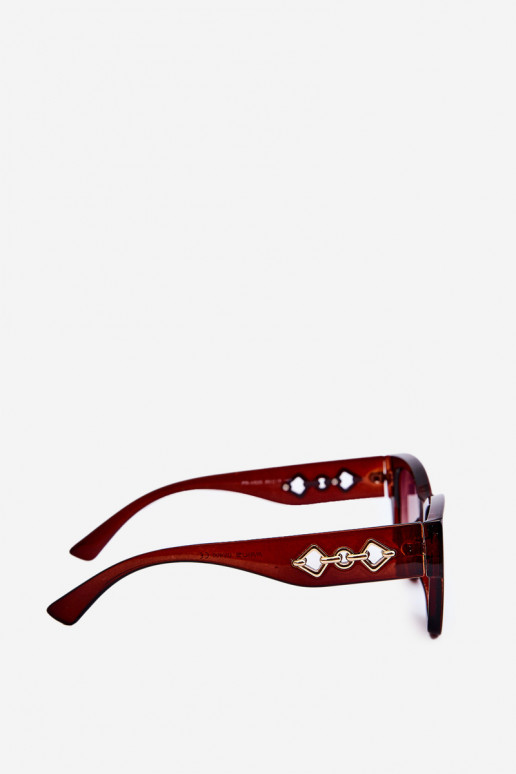 Lunettes de soleil femme UV400 marron foncé Lunettes de soleil femme UV400 marron foncé