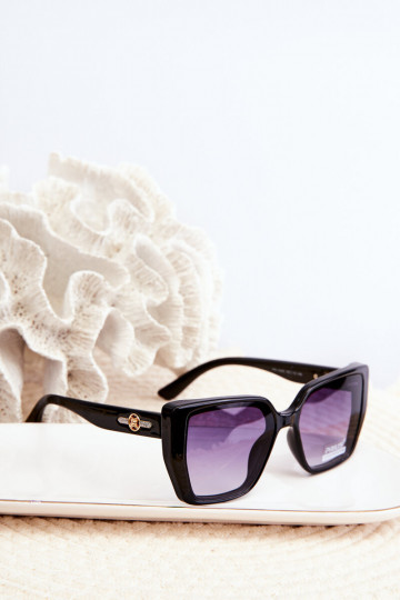 Lunettes de soleil Femme UV400 noir