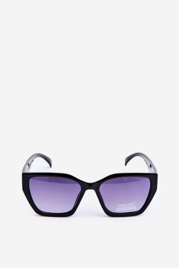 Lunettes de soleil modèle Ze pour femme, modèle classique, couleur or, détails UV400, couleur noire 2