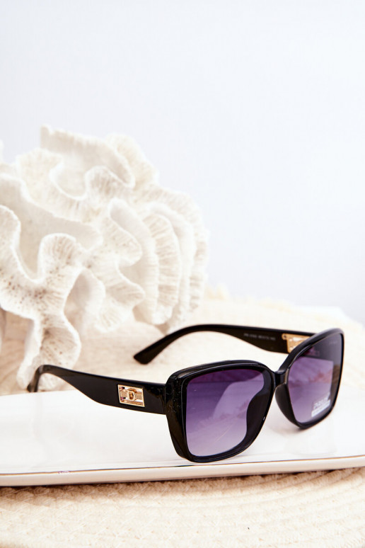 Lunettes de soleil Femme UV400 noir