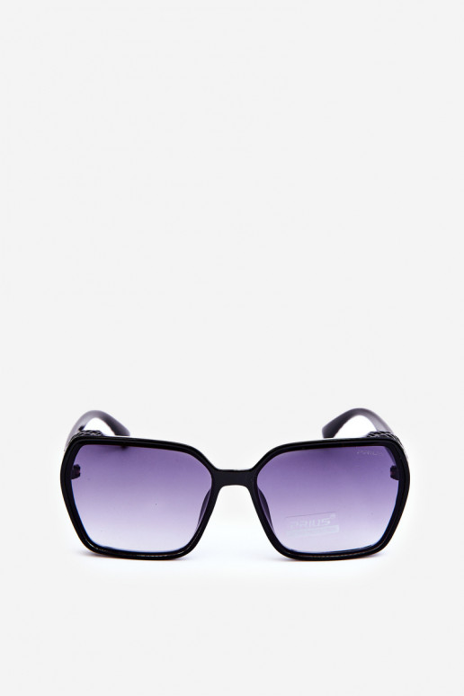 Cieniowane Sonnenbrille für Damen, UV400, Schwarz