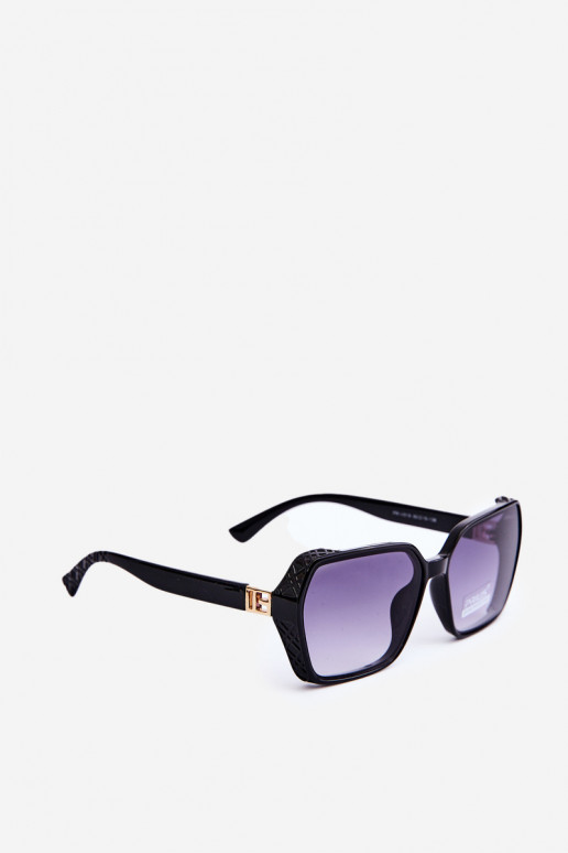Lunettes de soleil femme Cieniowane UV400 noir