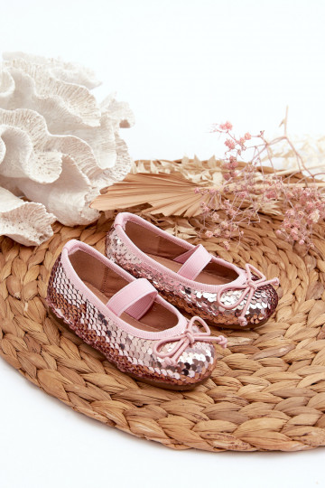 ballerina's Kinder Ozdobione Pekinami roze kleur Weries