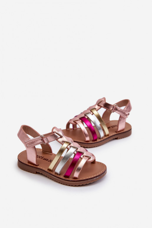 Sandalen Gladiator Kinder mit Klebeverschlüssen in verschiedenen Farben Radovia