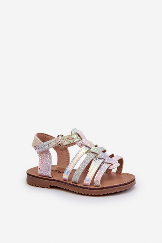 sandales Gladiator Children avec fermetures adhésives de différentes couleurs Radovia