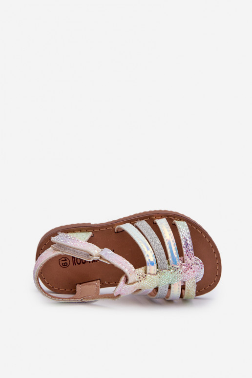 sandales Gladiator Children avec fermetures adhésives de différentes couleurs Radovia sandales Gladiator Children avec fermetures adhésives de différentes couleurs Radovia