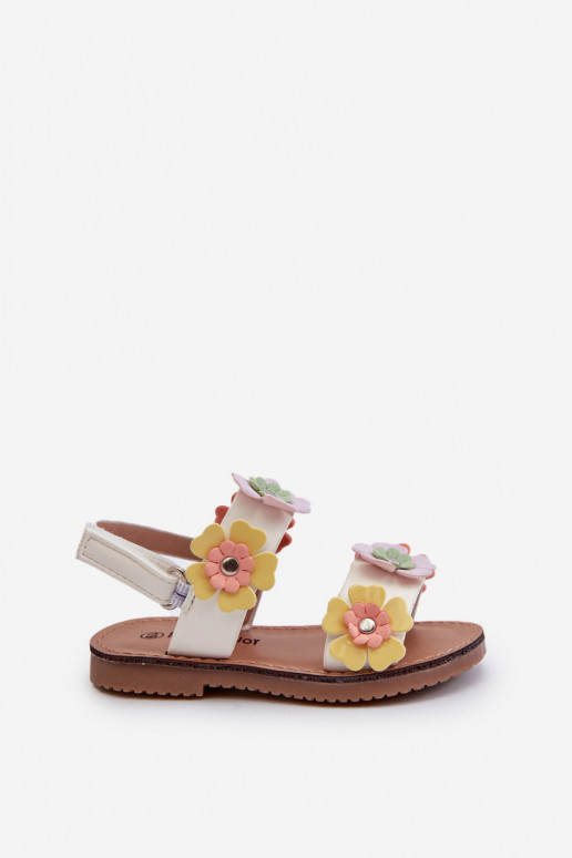 Sandalen Kinder Ozdobione mit Blumenmotiven in verschiedenen Farben Tinette