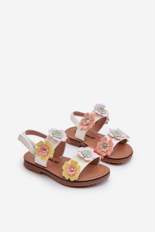 Sandalen Kinder Ozdobione mit Blumenmotiven in verschiedenen Farben Tinette