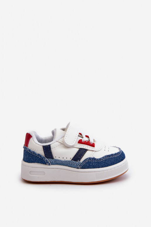 Kindersportschoenen van het klassieke model Denim materiaal Marlin Kindersportschoenen van het klassieke model Denim materiaal Marlin