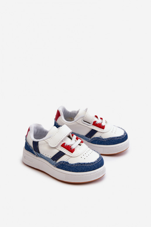Chaussures de sport pour enfants du modèle classique en matière Denim Marlin. Chaussures de sport pour enfants du modèle classique en matière Denim Marlin.