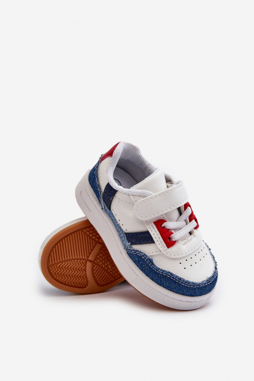 Kindersportschoenen van het klassieke model Denim materiaal Marlin Kindersportschoenen van het klassieke model Denim materiaal Marlin