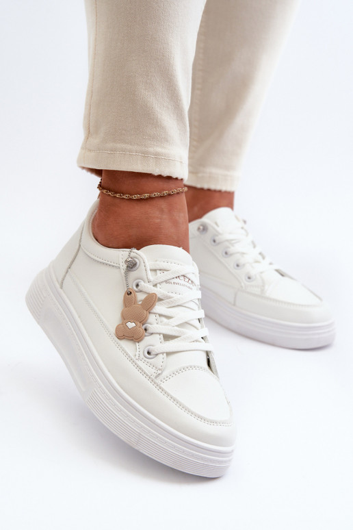 chaussures de loisirs chaussures de sport avec plateforme avec ornements couleur blanche Vinceza 13613 chaussures de loisirs chaussures de sport avec plateforme avec ornements couleur blanche Vinceza 13613