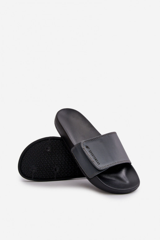 Slippers Heren 4FMM00FFLIM032-25S grijze kleur Slippers Heren 4FMM00FFLIM032-25S grijze kleur