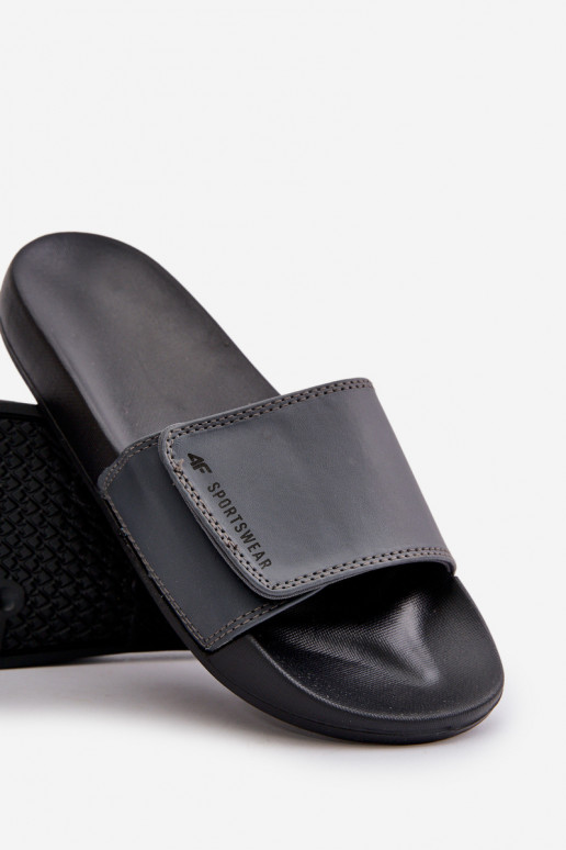 Hausschuhe Herren 4FMM00FFLIM032-25S graue Farbe