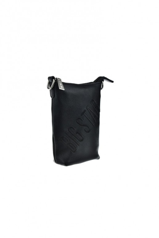 Kleine Handtasche Big Star aus Öko-Leder NN574079 schwarz Kleine Handtasche Big Star aus Öko-Leder NN574079 schwarz