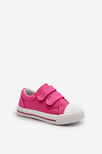 Kinder-Freizeitschuhe mit Klebeverschlüssen Big Star NN374113 rosa