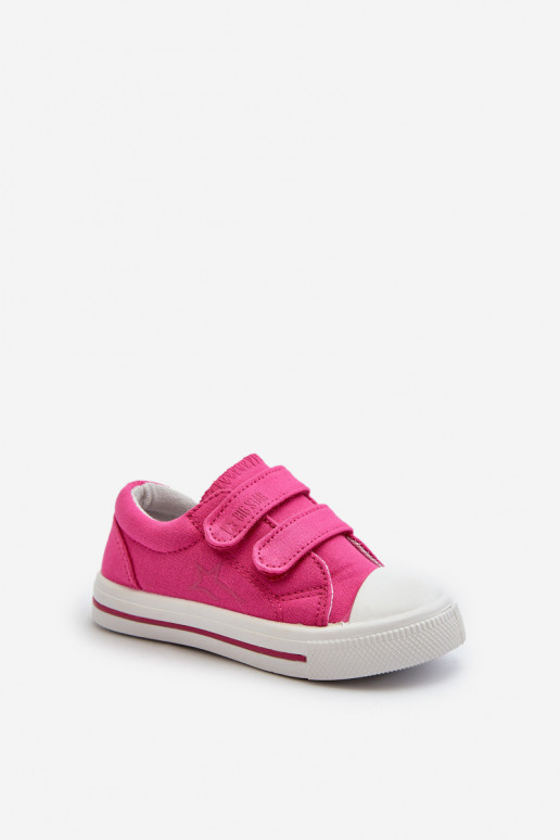 Vrijetijdsschoenen voor kinderen met zelfklevende sluiting Big Star NN374113 roze Vrijetijdsschoenen voor kinderen met zelfklevende sluiting Big Star NN374113 roze