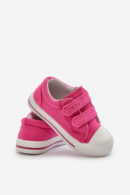 Vrijetijdsschoenen voor kinderen met zelfklevende sluiting Big Star NN374113 roze Vrijetijdsschoenen voor kinderen met zelfklevende sluiting Big Star NN374113 roze