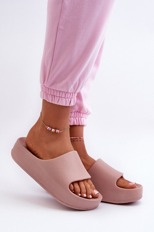 Tongs femme à plateforme Tongs légères rose Airaplea Tongs femme à plateforme Tongs légères rose Airaplea