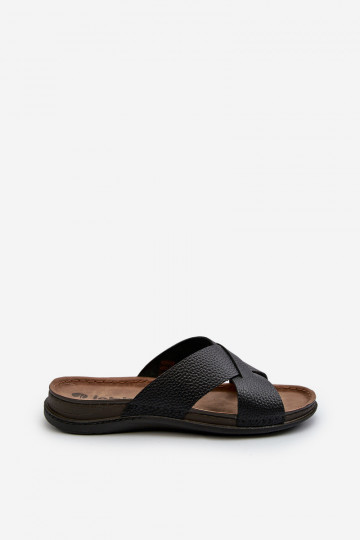 Comfortabele Light pantoffels gemaakt van eco-leer Inblu GV00001I zwart 2