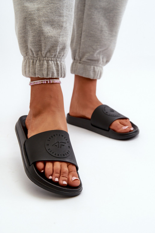 Chaussons femme 4FMM00FFLIF045-20S noir
