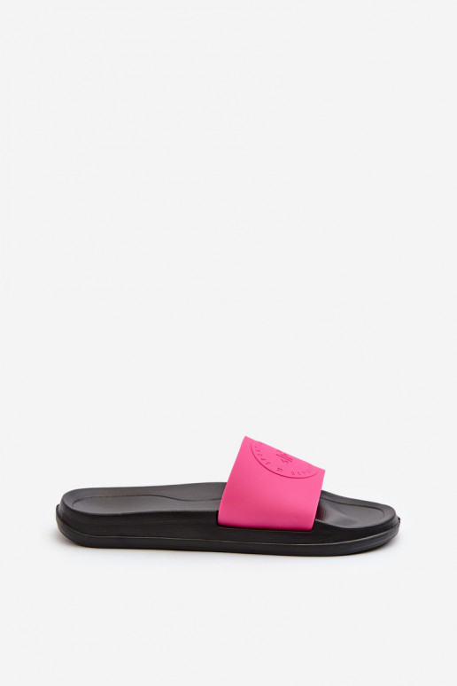 Damesslippers 4FMM00FFLIF045-55S roze-zwart Damesslippers 4FMM00FFLIF045-55S roze-zwart