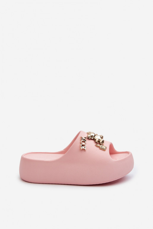 Chaussons femme Lengwa Chaussons légers avec de beaux détails de couleur rose Orchia Chaussons femme Lengwa Chaussons légers avec de beaux détails de couleur rose Orchia