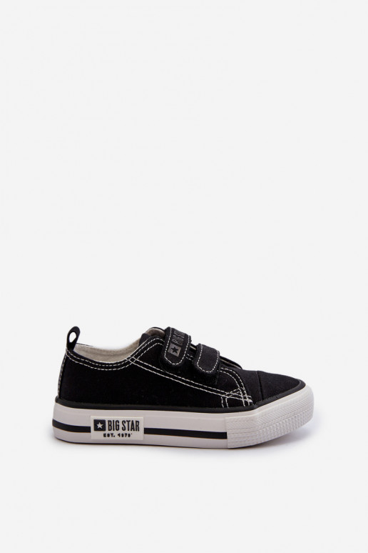 Chaussures de loisirs enfant avec attaches adhésives Big Star LL374015 couleur noir