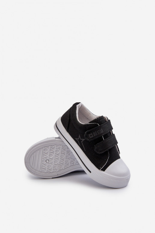 Chaussures de loisirs enfant avec attaches adhésives Big Star NN374111 couleur noir
