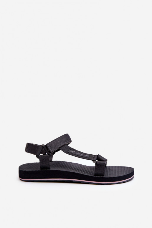 Sportliche Damensandalen 4FRSS24FSANF054-23S in grauer Farbe Sportliche Damensandalen 4FRSS24FSANF054-23S in grauer Farbe