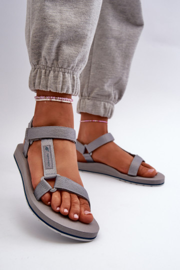 Sandales style sport pour femmes 4FRSS24FSANF054-20S couleur gris 2