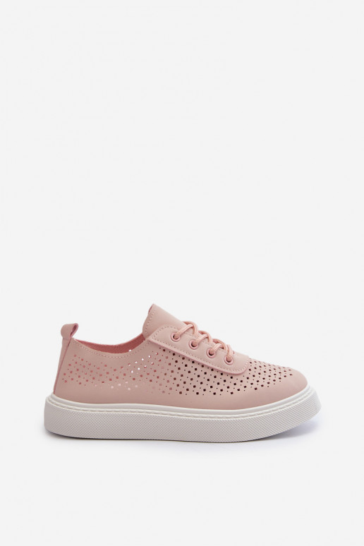 mit durchbrochenen Elementen Freizeitschuhe Sneakers-Modell Schuhe mit Plateau rosa Farbe Tanvi mit durchbrochenen Elementen Freizeitschuhe Sneakers-Modell Schuhe mit Plateau rosa Farbe Tanvi