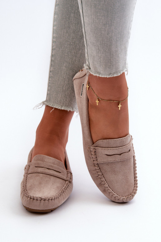 mocassins pour femmes Z en éco-daim ivoire Rerceria