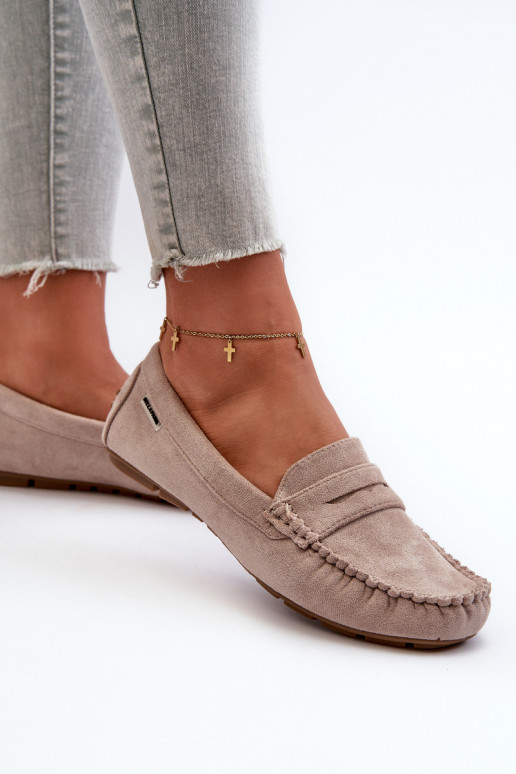 mocassins pour femmes Z en éco-daim ivoire Rerceria