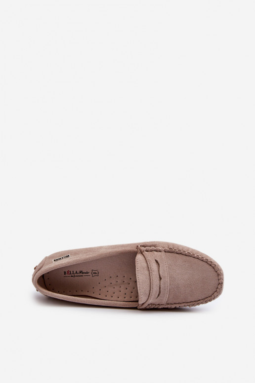 mocassins pour femmes Z en éco-daim ivoire Rerceria