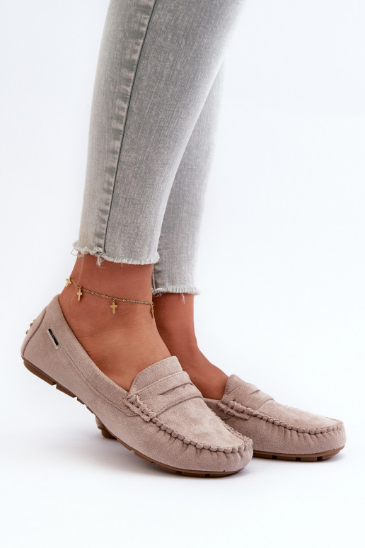 mocassins pour femmes Z en éco-daim ivoire Rerceria