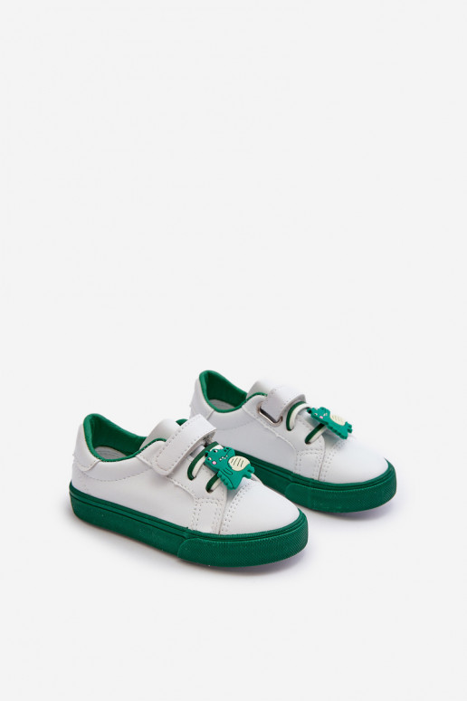 Baskets enfants chaussures de loisirs Z Przypinku couleur blanc-vert Pennyn