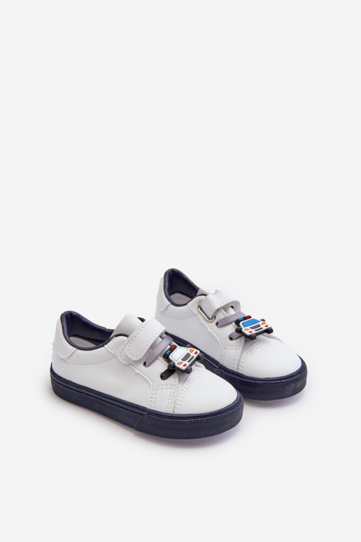 Baskets enfants chaussures de loisirs Z Przypinku couleur blanc-bleu foncé Pennyn