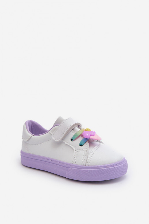 Baskets enfant chaussures de loisirs Z Przypinku couleur Blanc-Violet Pennyn Baskets enfant chaussures de loisirs Z Przypinku couleur Blanc-Violet Pennyn
