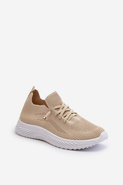 Damessportschoenen van een resistent model beige kleur Jagelia