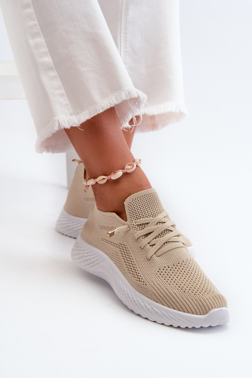 Damen-Sportschuhe des widerstandsfähigen Modells Beige von Jagelia Damen-Sportschuhe des widerstandsfähigen Modells Beige von Jagelia