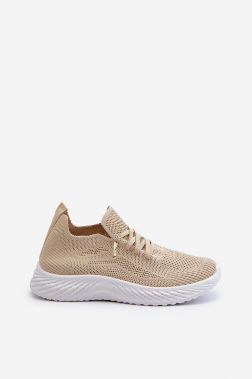 Damessportschoenen van een resistent model beige kleur Jagelia