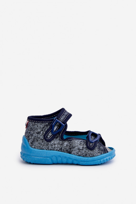 Slippers sandalen kinderen NEL 310-19 GOKIDS grijze kleur Slippers sandalen kinderen NEL 310-19 GOKIDS grijze kleur