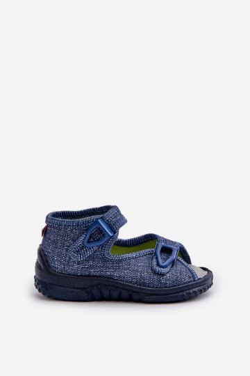 Sandales tongs enfant NEL 310-06 GOKIDS bleu foncé 2